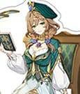 Genshin Impact Teyvat Style Series Acrylic Diorama Lisa: A Sobriquet Under Shade 15 cm