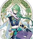 Genshin Impact Liyue Theme Series Character Acryl Figure: Baizhu 14 cm