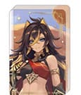 Genshin Impact Acryl Ornament with Glitter: Dehya 8,5 cm