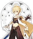 Genshin Impact Traveler Theme Series Character Acrylic Figure Traveler Aether 14 cm