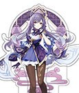 Genshin Impact Liyue Theme Series Character Acrylic Figure Keqing 14 cm