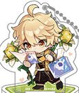 Genshin Impact Genshin Fes 2021 Acrylic Figure & Keychain Traveler Aether 9 cm