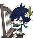 Genshin Impact Genshin Concert 2021 Acrylic Figure & Keychain Venti 9 cm