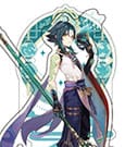 Genshin Impact Liyue Theme Series Character Acryl Figure: Xiao 14 cm
