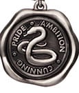Harry Potter Pewter-Keychain Slytherin