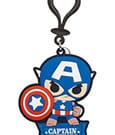 Marvel Soft Touch PVC Bag Clip Captain America