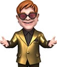 Elton John Minix Figure Elton John new 12 cm