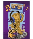 Marvel Poster Pack Guardians of the Galaxy Groot Cassette 61 x 91 cm (4)