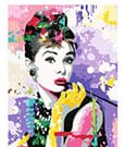 Audrey Hepburn CreArt Paint by Numbers Painting Set 30 x 40 cm