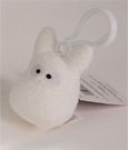 My Neighbor Totoro Plush Backpack Clip Totoro white 6 cm