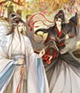 Grandmaster of Demonic Cultivation Autumn Season Series Acrylic Stand Wei Wuxian & Lan Wangji 21 cm