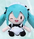 Hatsune Miku Project Diva Arcade Fuwa Petit Mini Plush Figure Miku Maid Ver. (EX) 16 cm