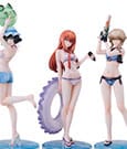 Steins Gate PVC Statues 3-Pack 1/7 Suzuha Amane, Kurisu Makise, Mayuri Shiina Swimsuit Ver.