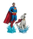Superman (2025) Premium Format Statues Superman 61 cm & Krypto 23 cm Bundle (2)