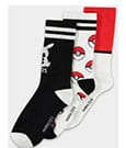 Pokemon Socks 3-Pack Pikachu Pokeball 39-42