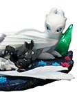How To Train Your Dragon Statue 1/6 Light Fury & Night Lights 36 cm
