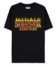 Stranger Things T-Shirt Fire Logo Size XXL