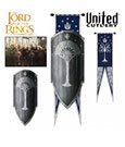Lord of the Rings Replica 1/1 Gondorian Shield with Flag 113 cm