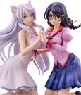 Nekomonogatari Monogatari Series PVC Statues Tsubasa Hanekawa Set (re-run) 19 cm