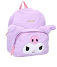 Sanrio Backpack Kuromil Fluffy Festival Purple 26 cm