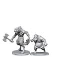 Pathfinder Deep Cuts Unpainted Miniatures Werewolf & Wereboar