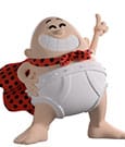 Captain Underpants Vinyl Figure Captain Underpants 9 cm
