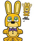Five Nights at Freddy´s Bobble Pin Badge Spring Bonnie 5 cm