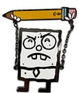 SpongeBob SquarePants Pin Badge DoodleBob 5 cm