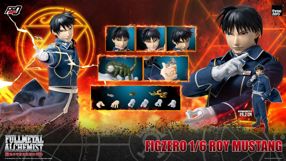 Fullmetal Alchemist: Brotherhood Action Figure FigZero 1/6 Roy Mustang 29 cm