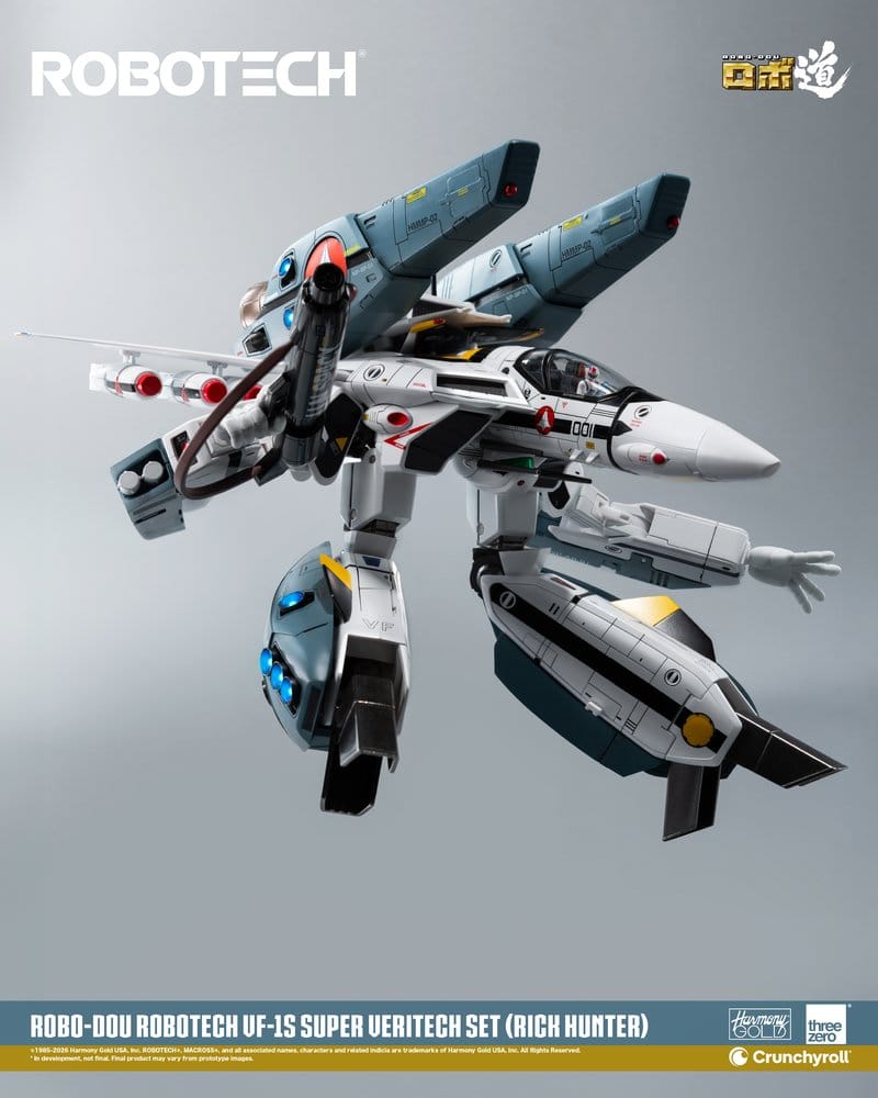 Robotech Robo-Dou Action Figure VF-1S Super Veritech Set (Rick Hunter) 20 cm
