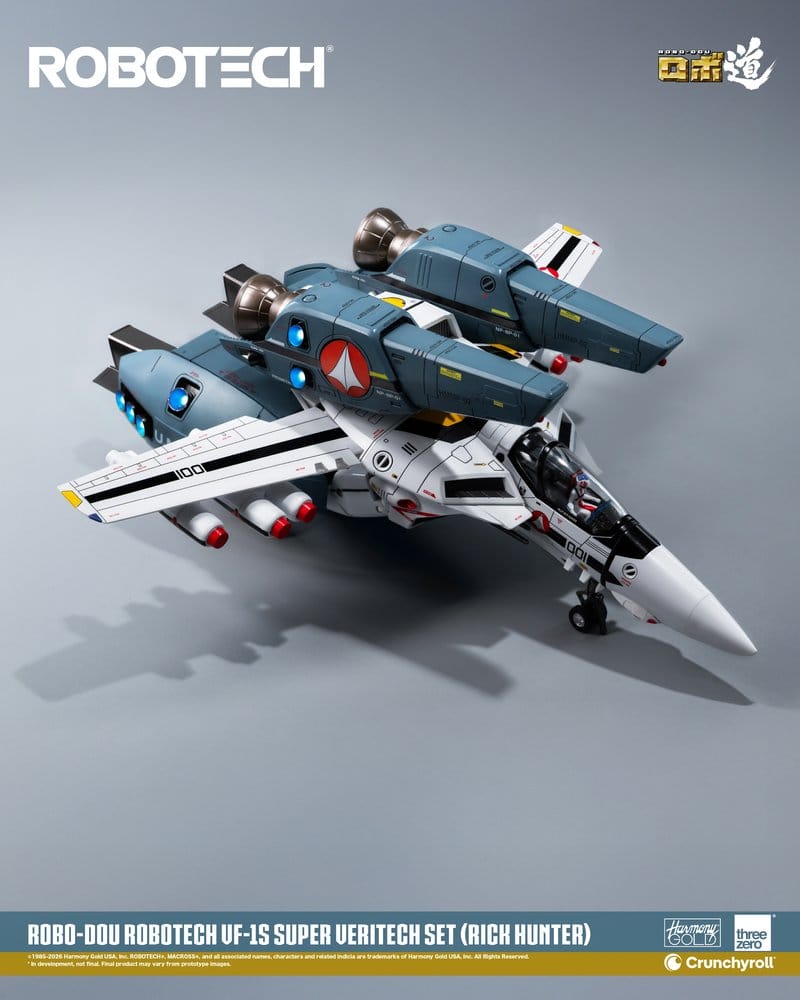 Robotech Robo-Dou Action Figure VF-1S Super Veritech Set (Rick Hunter) 20 cm
