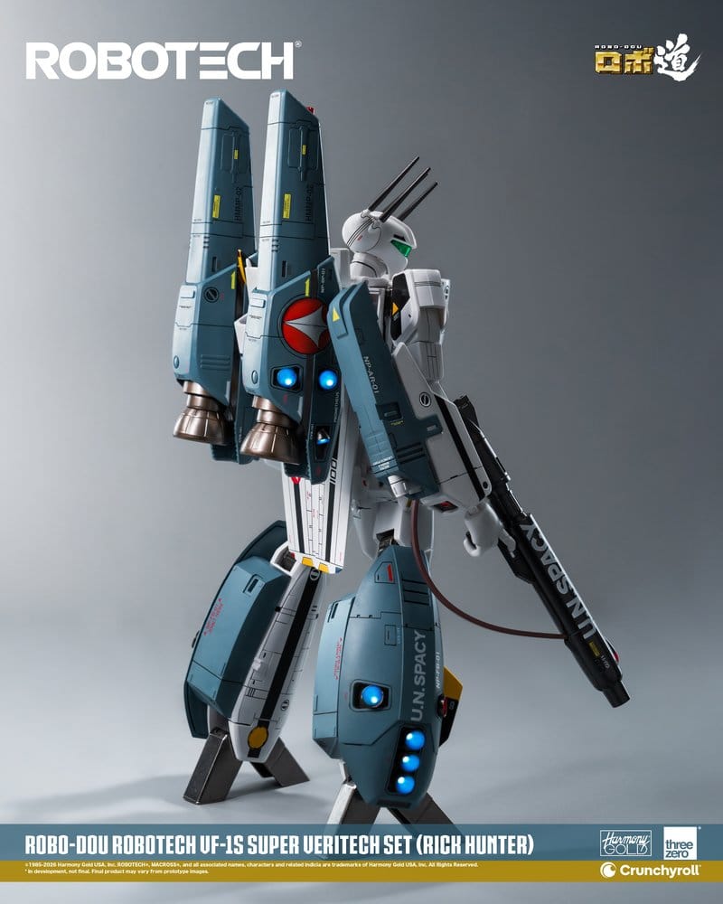 Robotech Robo-Dou Action Figure VF-1S Super Veritech Set (Rick Hunter) 20 cm