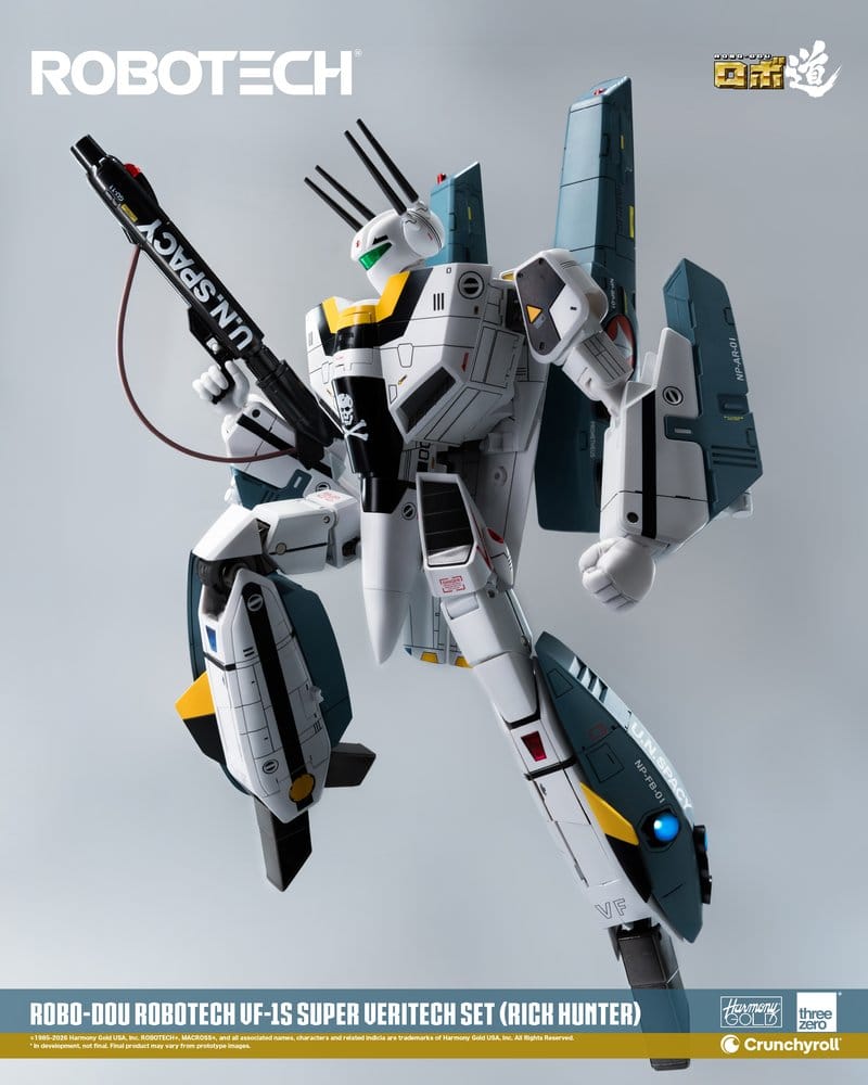 Robotech Robo-Dou Action Figure VF-1S Super Veritech Set (Rick Hunter) 20 cm
