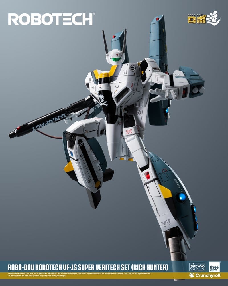Robotech Robo-Dou Action Figure VF-1S Super Veritech Set (Rick Hunter) 20 cm