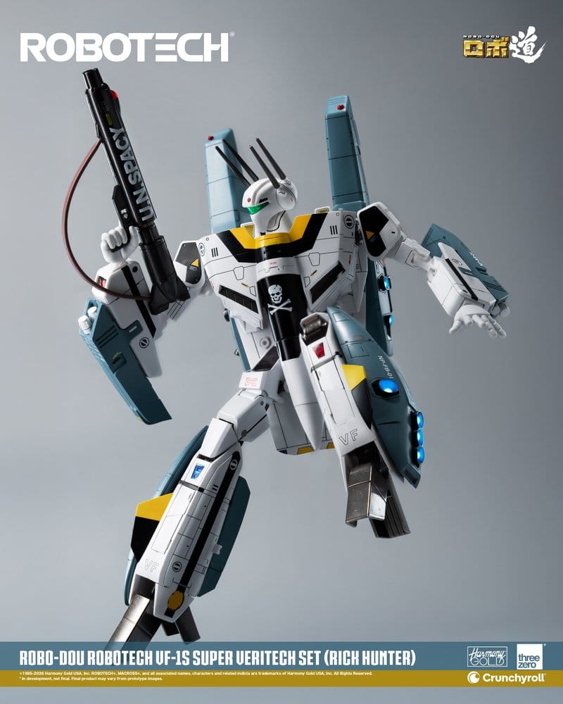 Robotech Robo-Dou Action Figure VF-1S Super Veritech Set (Rick Hunter) 20 cm