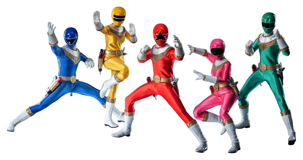 Power Rangers Zeo FigZero Action Figures 1/6 5-Pack Zeo Rangers 30 cm
