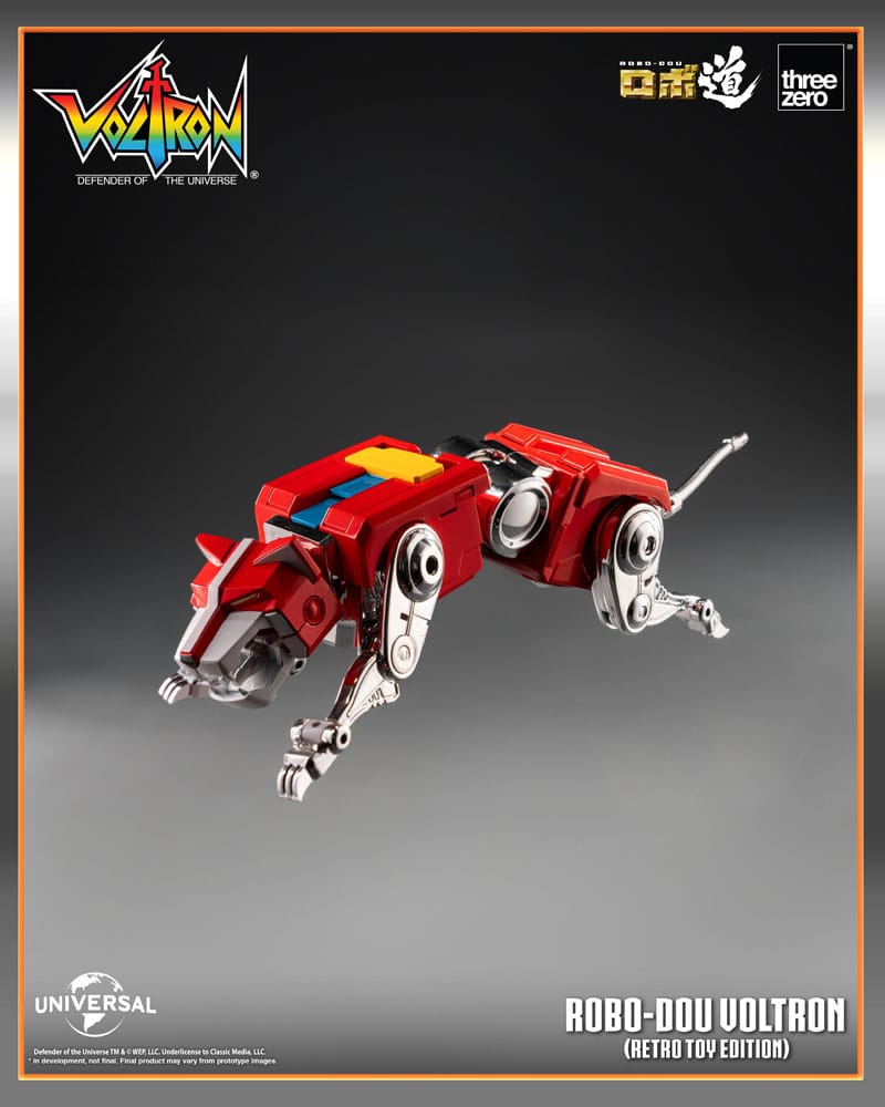 Voltron: Defender of the Universe Robo-Dou Action Figure Voltron Retro Toy Edition 27 cm