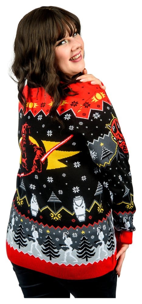 Star Wars Christmas Sweater Sith Size XL