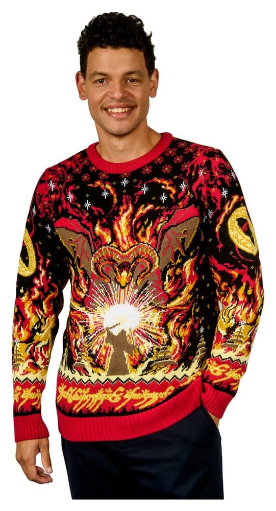 Lord of the Rings Christmas Sweater Balrog Size M