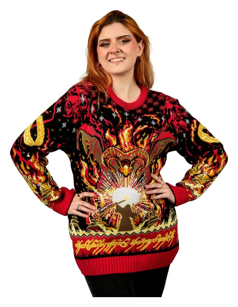 Lord of the Rings Christmas Sweater Balrog Size XL