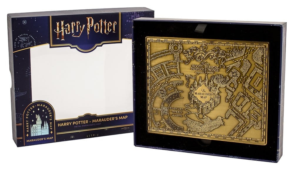 Harry Potter Replica Marauder's Map Metal Map 15 cm