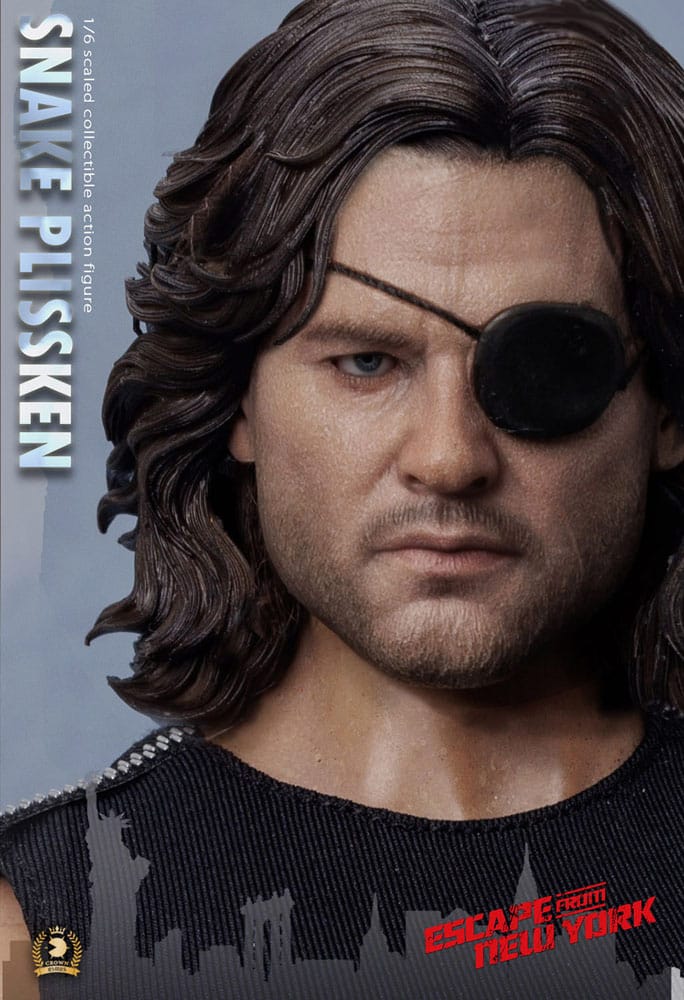 Escape from New York Crown Series Action Figure 1/6 Snake Plissken (Sculpted Hair Version) 30 cm