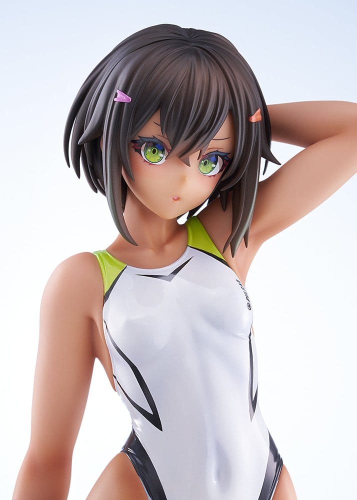Arms Note PVC Figure 1/7 Buchou-chan of the Swimming Club White Swimsuit Ver. 22 cm