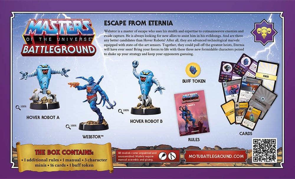Masters of the Universe: Battleground Miniatures Game Wave 5: Evil Warriors Faction *Italian Version*