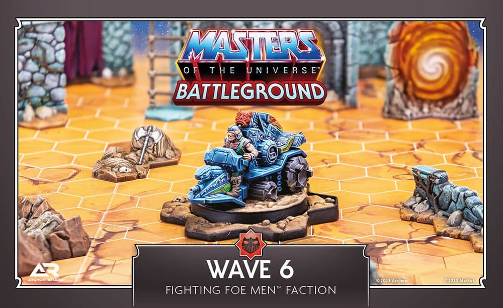 Masters of the Universe: Battleground Miniatures Game Wave 6: Fighting Foe Men Faction *Italian Version*