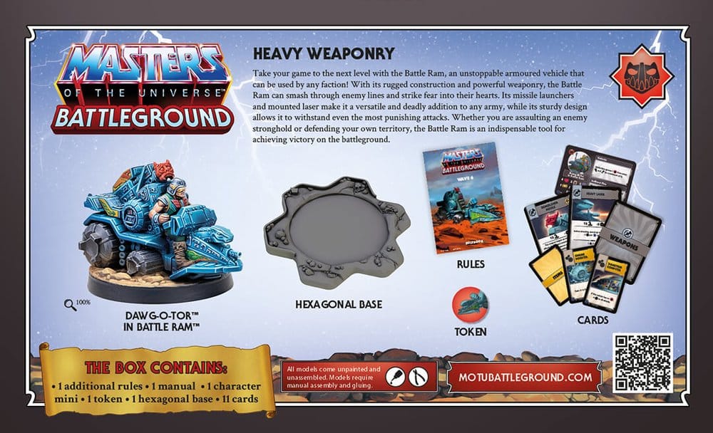 Masters of the Universe: Battleground Miniatures Game Wave 6: Fighting Foe Men Faction *Spanish Version*