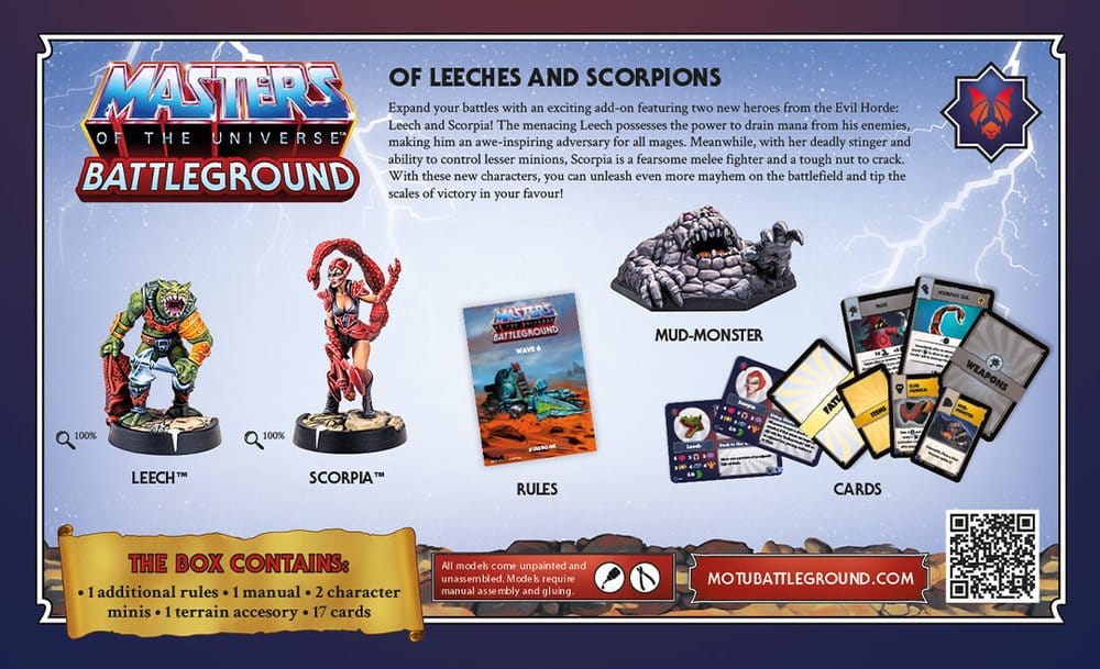 Masters of the Universe: Battleground Miniatures Game Wave 6: Evil Horde faction *Spanish Version*