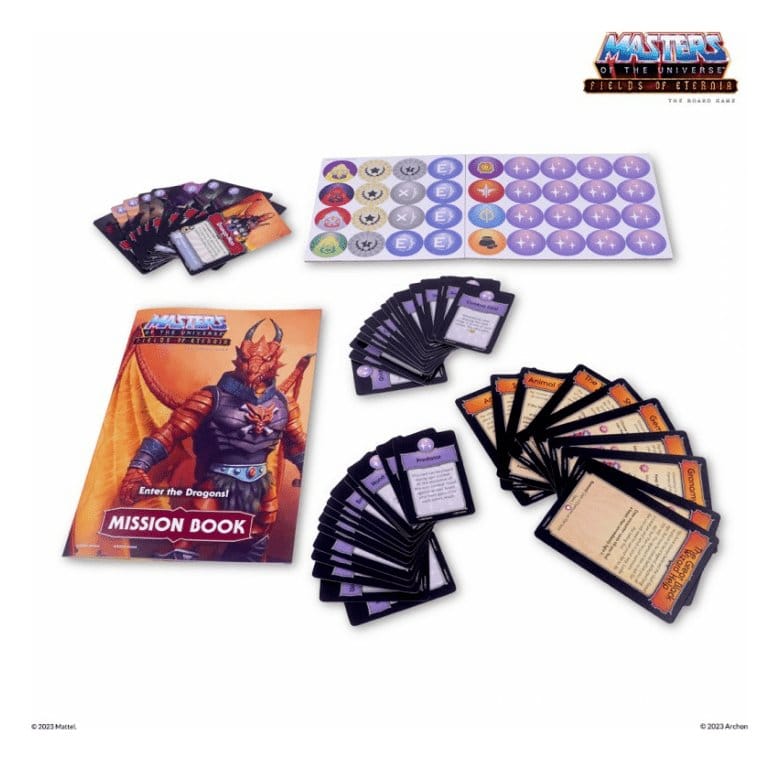 Masters of the Universe Board Game Expansion Fields of Eternia - Enter the Dragons! *French Version*