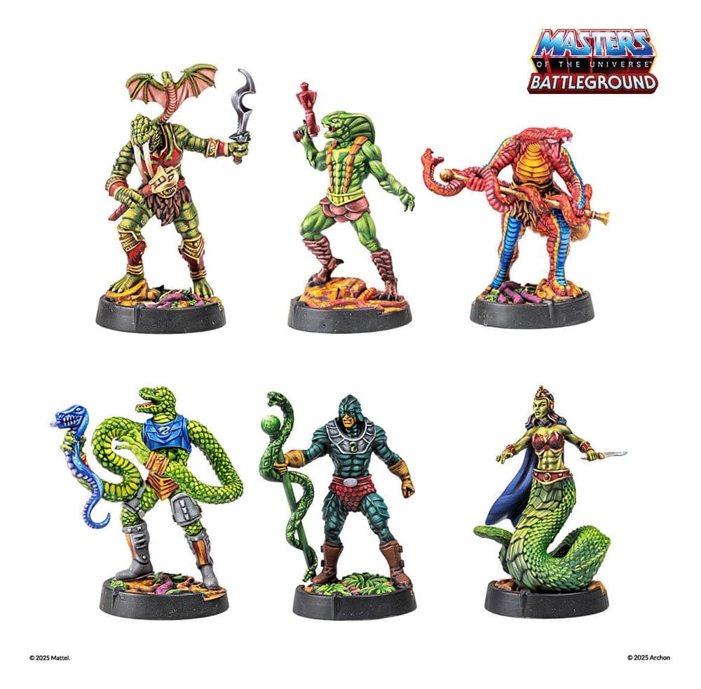 Masters of the Universe: Battleground Miniatures Game Wave 8: Snake Men Faction *English Version*