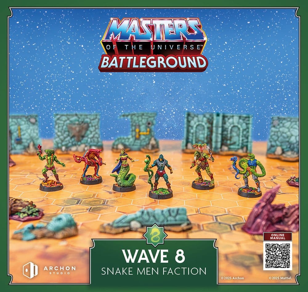 Masters of the Universe: Battleground Miniatures Game Wave 8: Snake Men Faction *English Version*
